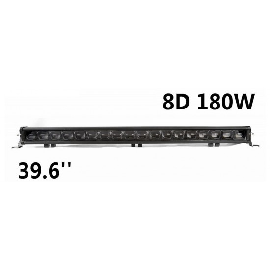 Siyah Mercekli 8D Led Bar 180W