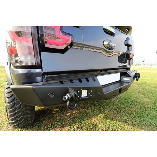 Ford Ranger 2012+ Sonrası Arka Demir Tampon - Rear Bumper Black AQM-S20