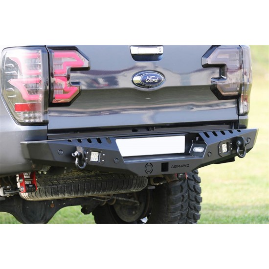 Ford Ranger 2015+ Sonrası Arka Demir Tampon - Rear Bumper Black AQM-S20