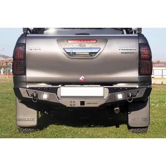 Toyota Hilux Revo 2006+ Sonrası Arka Demir Tampon - Rear Bumper Black AQM-S20