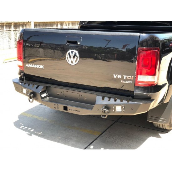 VW Amarok 2012+ Sonrası Arka Demir Tampon - Rear Bumper Black AQM-S20