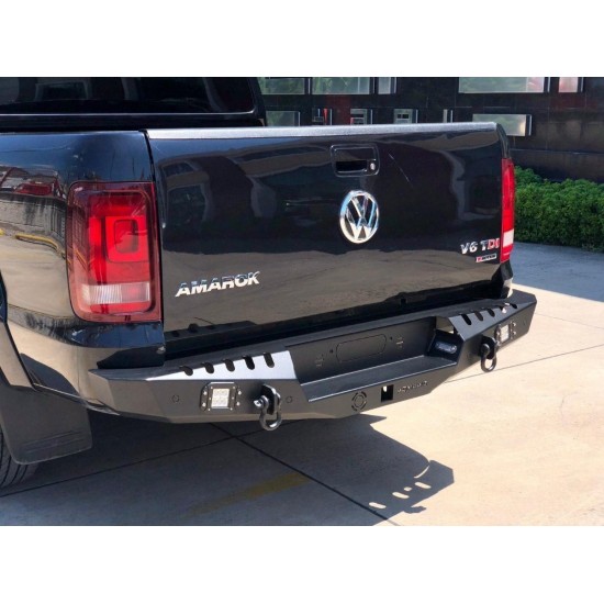 VW Amarok 2012+ Sonrası Arka Demir Tampon - Rear Bumper Black AQM-S20