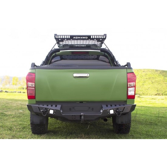 Isuzu D-Max 2006+ Sonrası Arka Demir Tampon - Rear Bumper Black AQM-S20