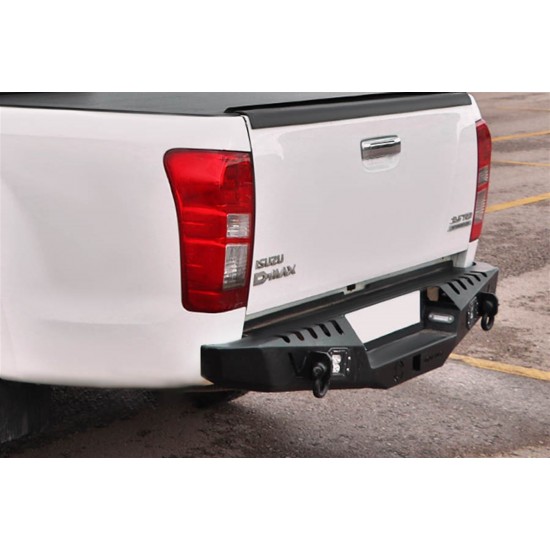 Isuzu D-Max 2012+ Sonrası Arka Demir Tampon - Rear Bumper Black AQM-S20