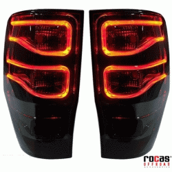 FORD RANGER T6 - T7 SİYAH LEDLİ STOP LAMBA SETİ