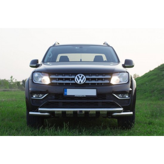 VW Amarok 2012 Sonrası Krom Shark Ön Koruma AQM-PST23