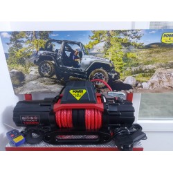 Power Winch 13500 lb Premium Sentetik Halatlı Off-Road 4x4 Elektrikli Vinç